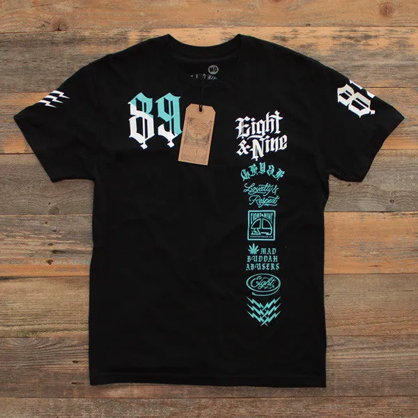 Club Life Jersey Tee Black