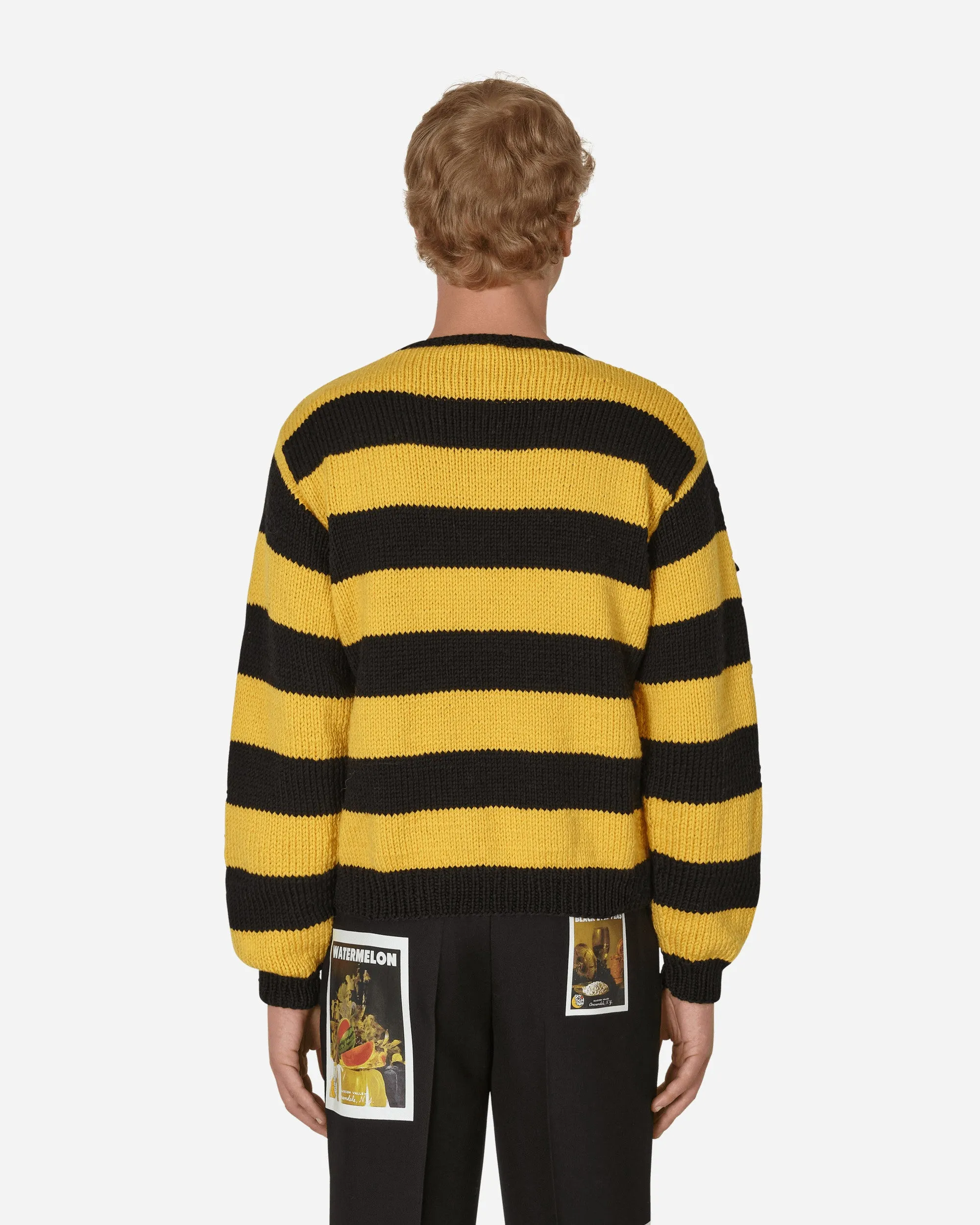 Hand Knit Bee Knit Sweater Black