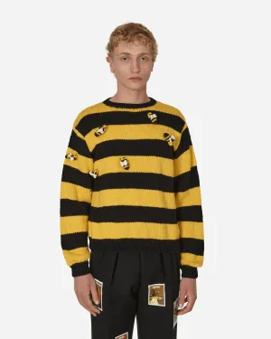 Hand Knit Bee Knit Sweater Black
