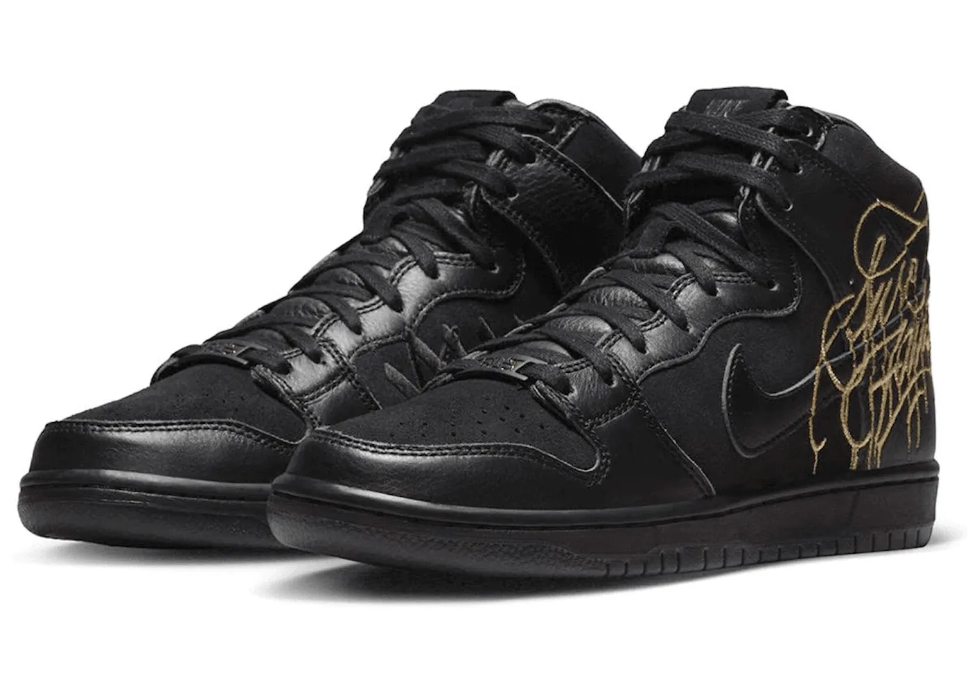 Nike SB Dunk High FAUST Black Gold